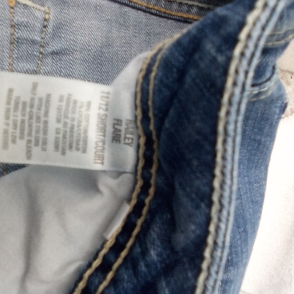 Aerospotale Y2K Boho Chic 70s Revival Low Rise Medium Wash Jeans Size 12 - Picture 7 of 7
